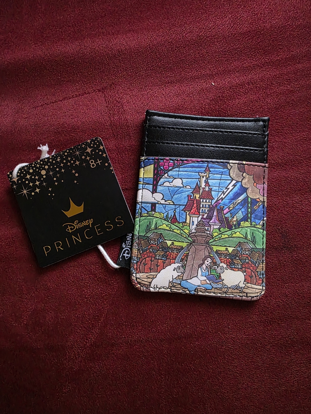 Disney Princess Beauty And The Beast Stained-Glass Cardholder